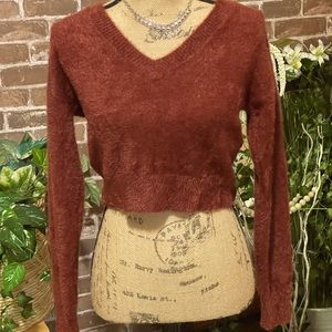 Burnt orange sweater Sz XS